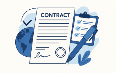 ¿Qué debe incluir un contrato internacional para evitar riesgos legales?