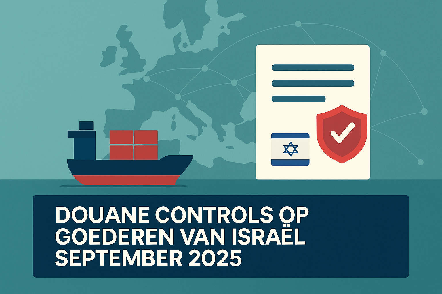 Controles aduaneros para mercancías de Israel: lo que ha cambiado en septiembre de 2025